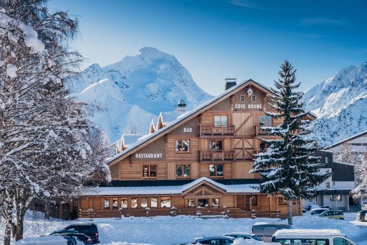 Hotel Cote Brune Les Deux Alpes Buitenkant foto